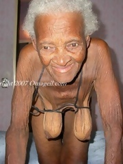 The oldest grannies posing naked