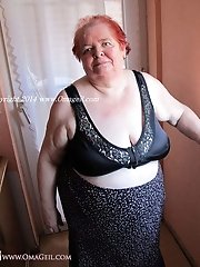 Chubby granny with big tits